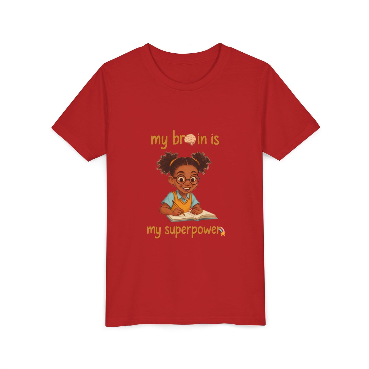 Youth Tee - Black Girl Empowerment Top, Confidence T-Shirt