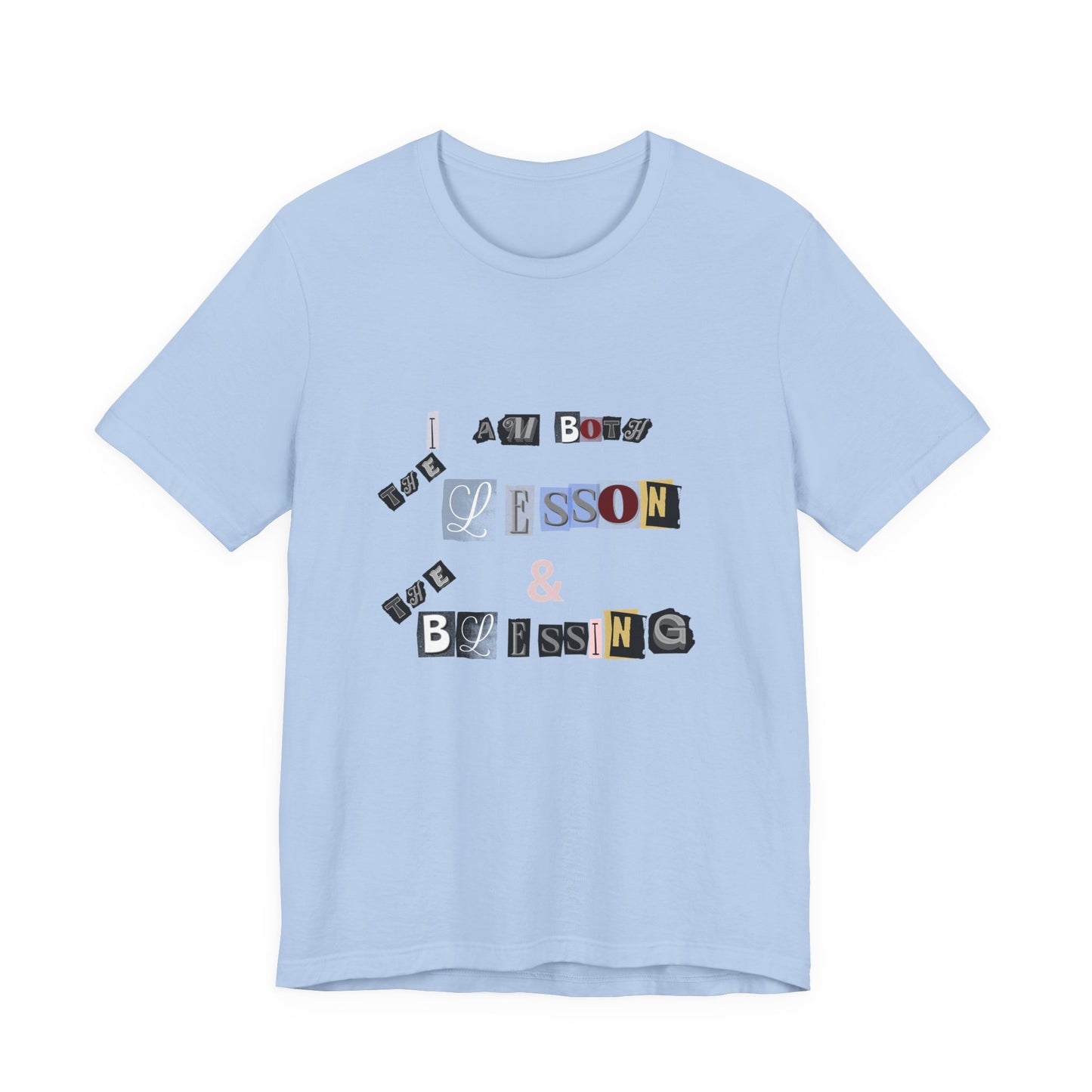 Power of Words Motivational Tee-- Lesson and Blessing