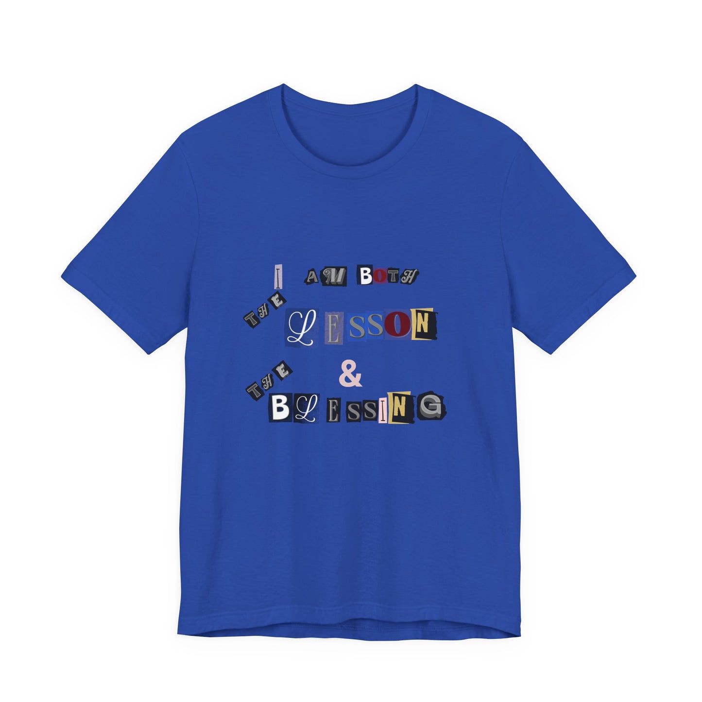 Power of Words Motivational Tee-- Lesson and Blessing