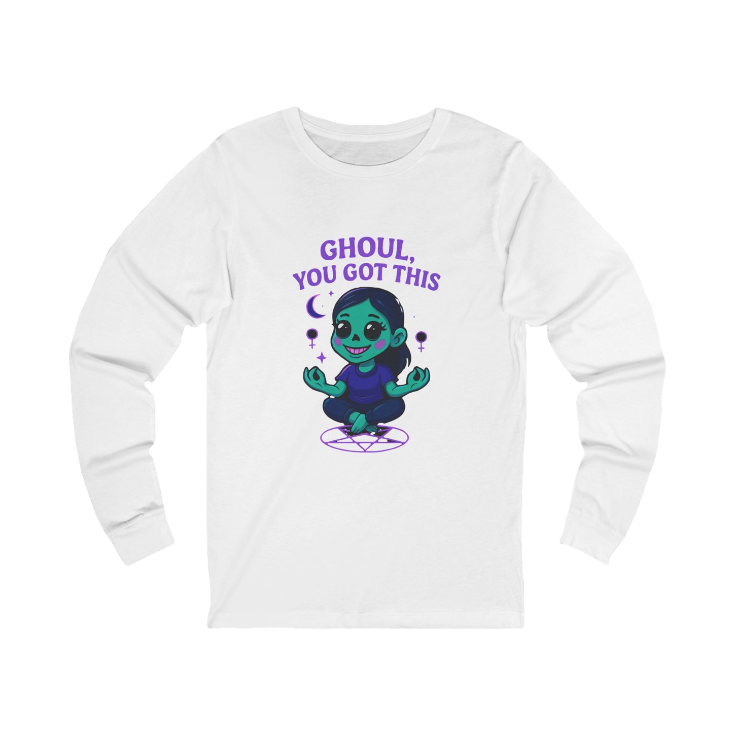 Ghoul You Got This Tee | Mental Health Halloween Unisex Jersey Long Sleeve Shirt