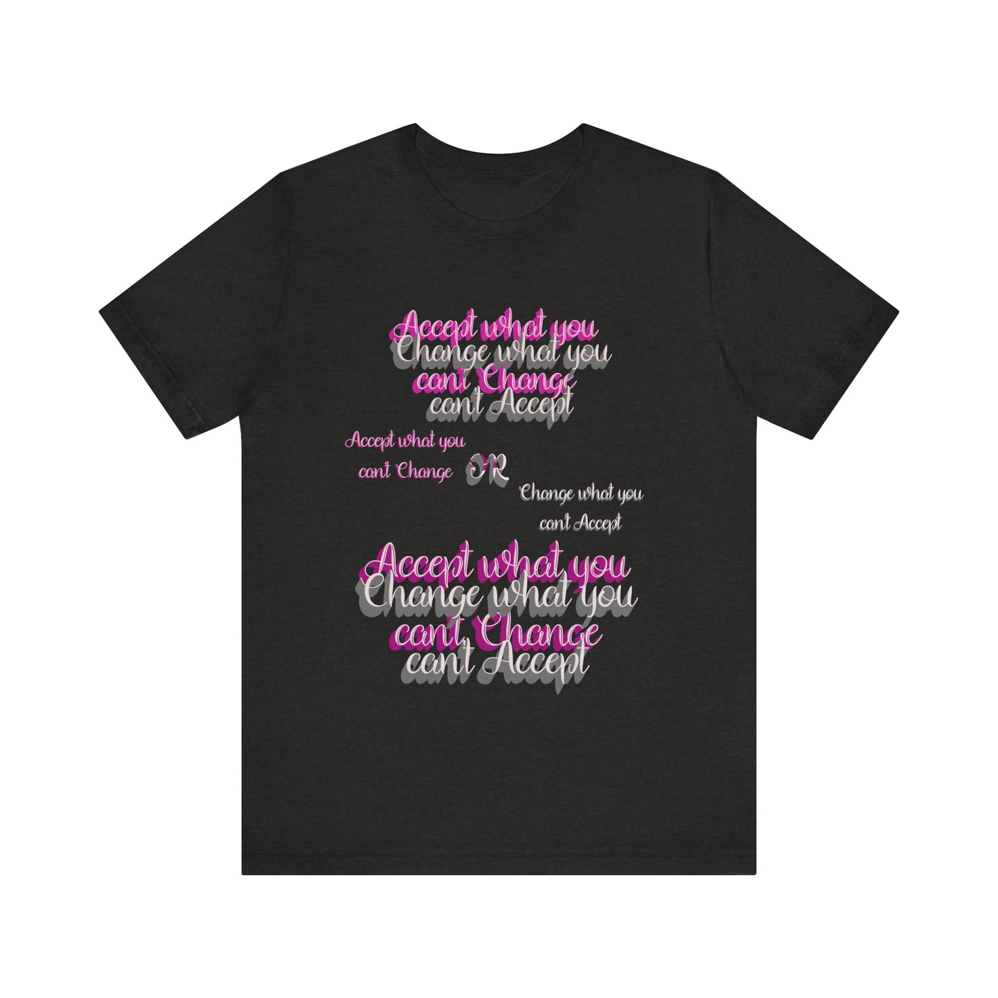 Power of Words Motivational Tee- Acceptance
