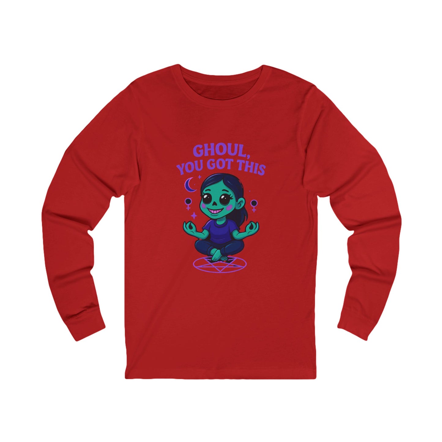 Ghoul You Got This Tee | Mental Health Halloween Unisex Jersey Long Sleeve Shirt