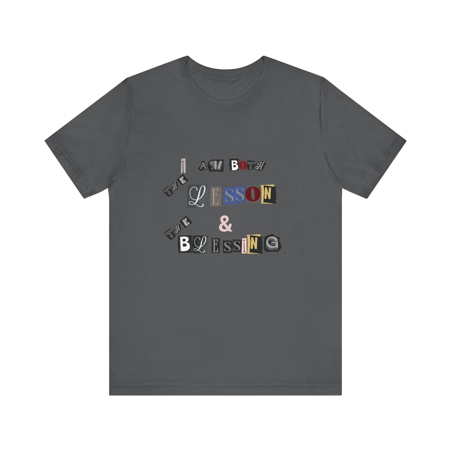 Power of Words Motivational Tee-- Lesson and Blessing