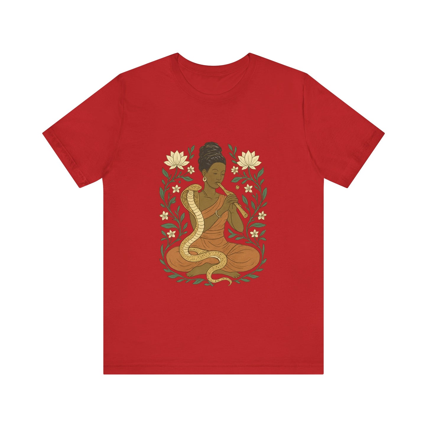 🐍 Snake Charmer Meditative Tee – Flow. Transform. Align.