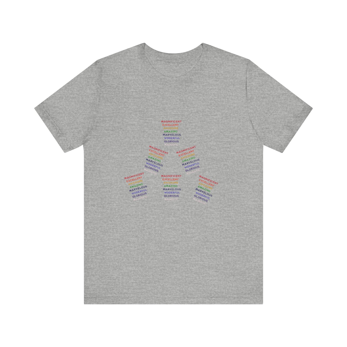 Power of Words Motivational Tee-- Magnificent