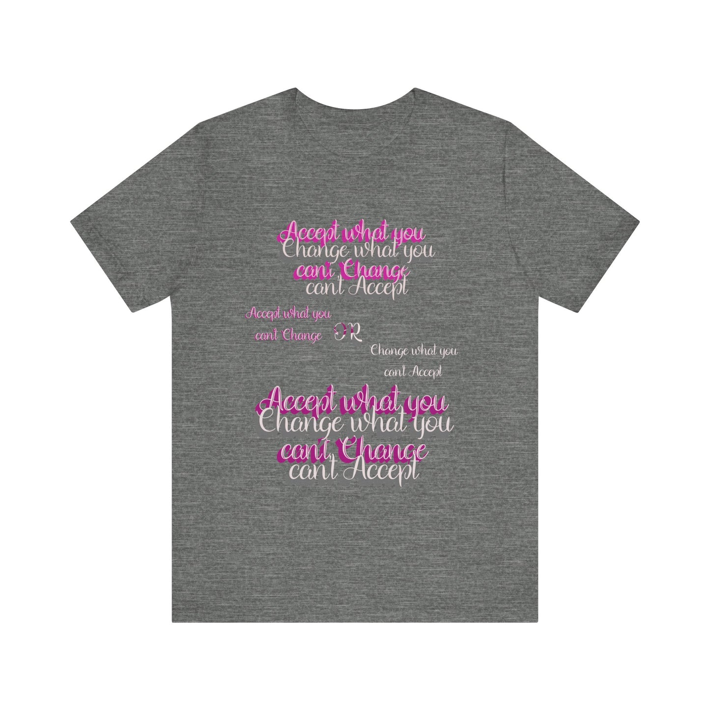 Power of Words Motivational Tee- Acceptance