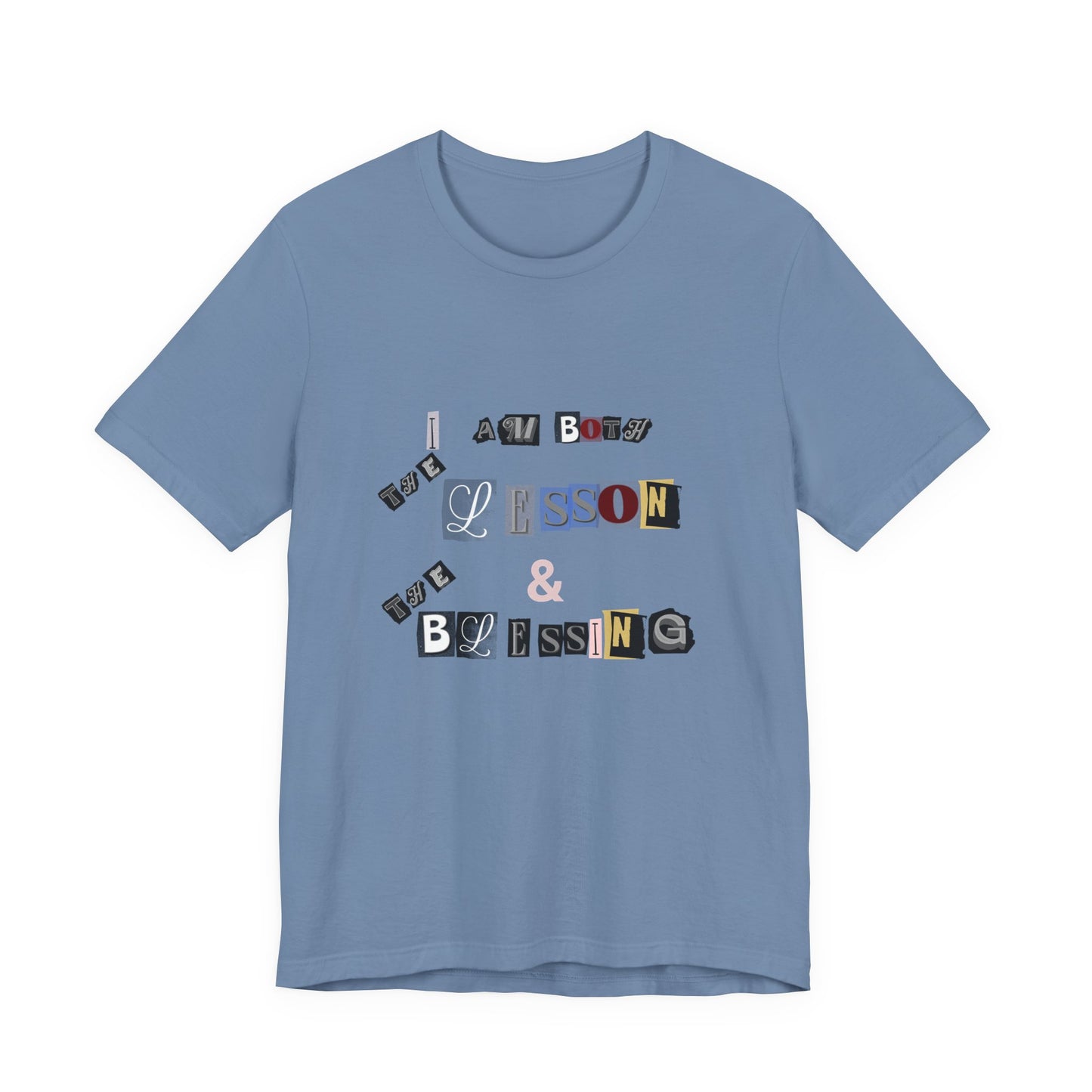 Power of Words Motivational Tee-- Lesson and Blessing