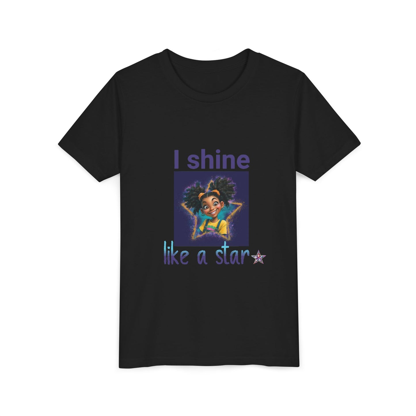 Youth Tee - Black Girl Empowerment Top, Confidence T-Shirt