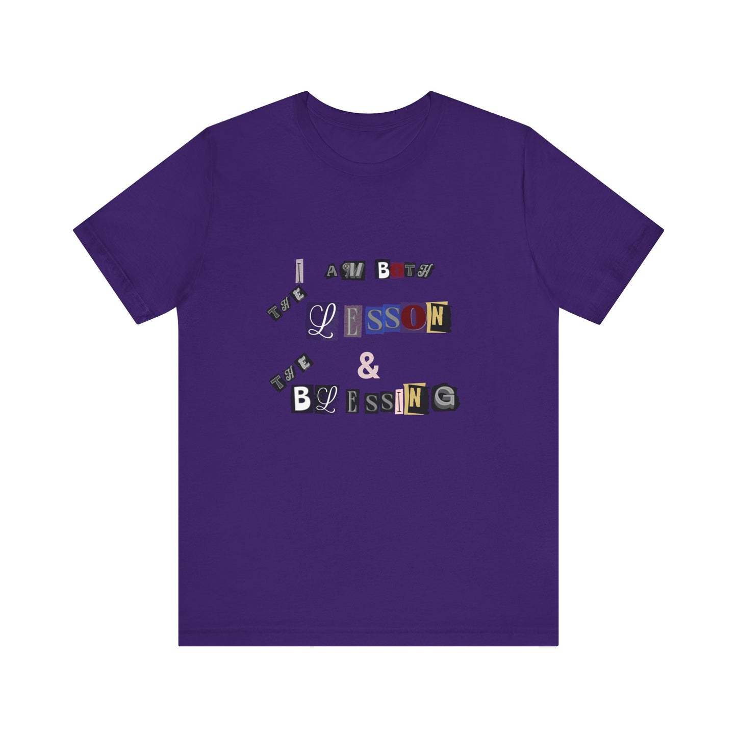 Power of Words Motivational Tee-- Lesson and Blessing