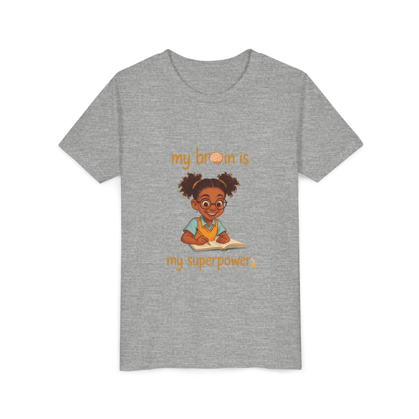 Youth Tee - Black Girl Empowerment Top, Confidence T-Shirt
