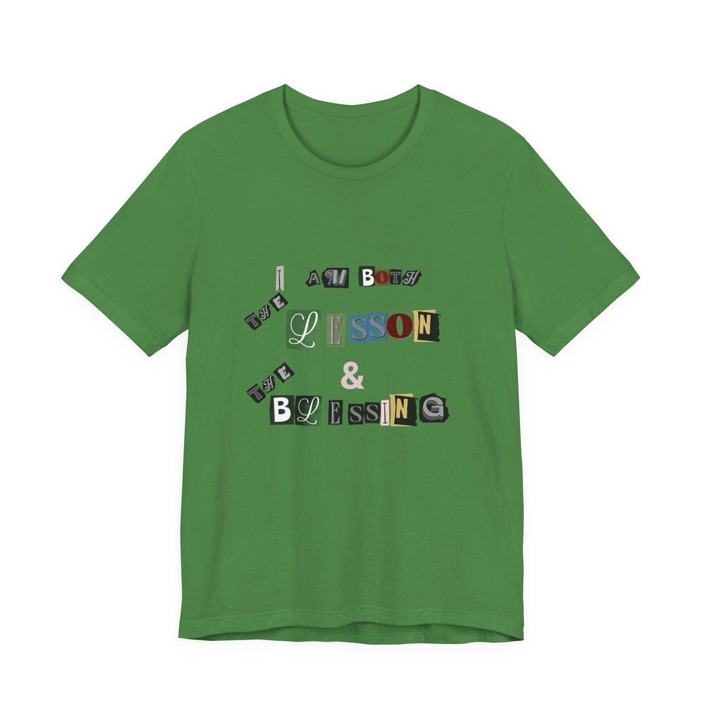 Power of Words Motivational Tee-- Lesson and Blessing