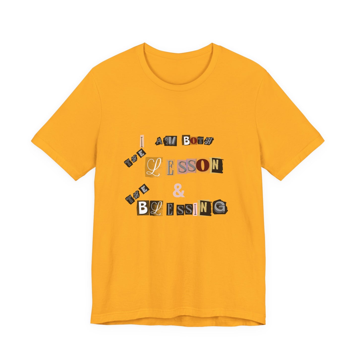 Power of Words Motivational Tee-- Lesson and Blessing
