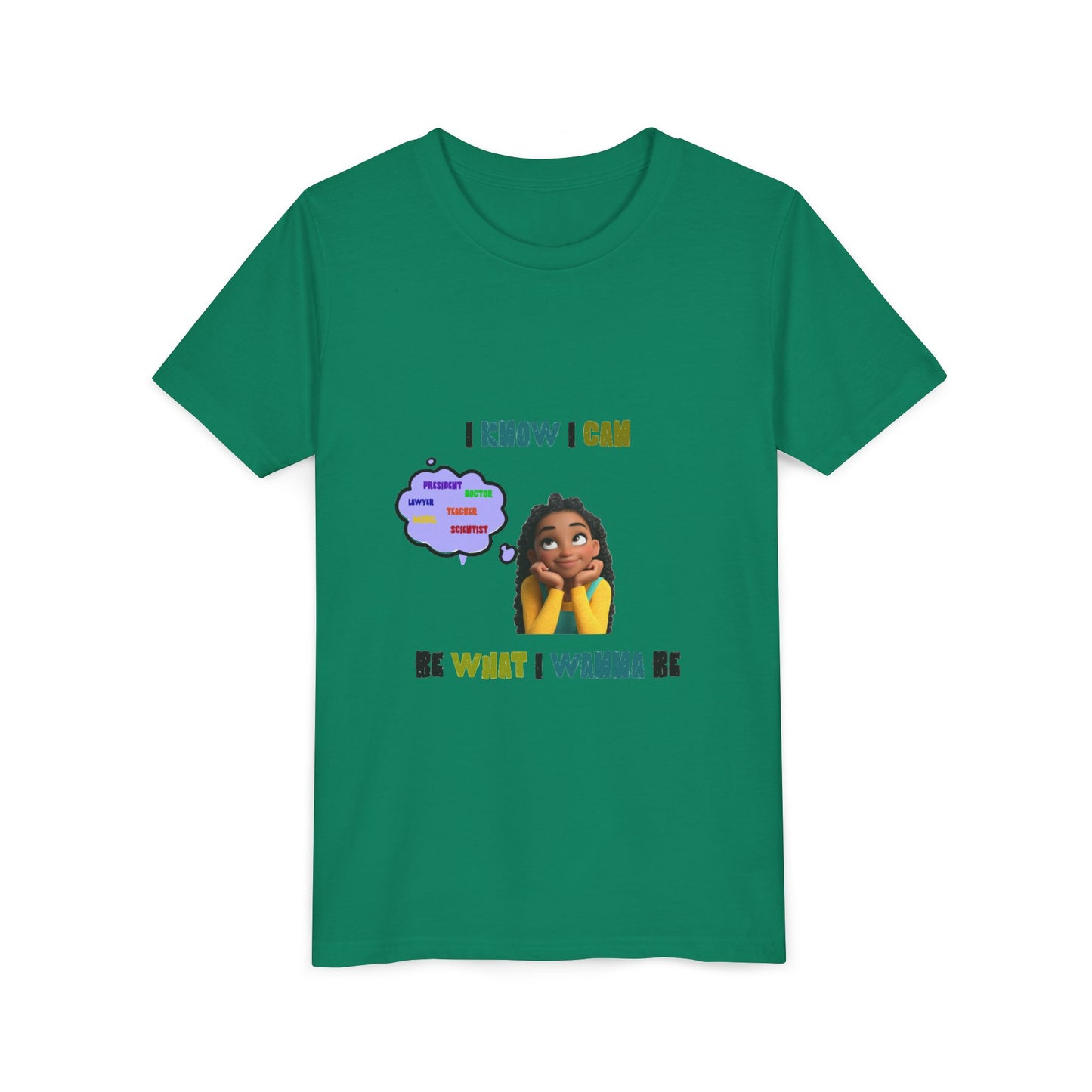 Juneteenth & Black History Month Youth Tee – Proud Black Girl Shirt