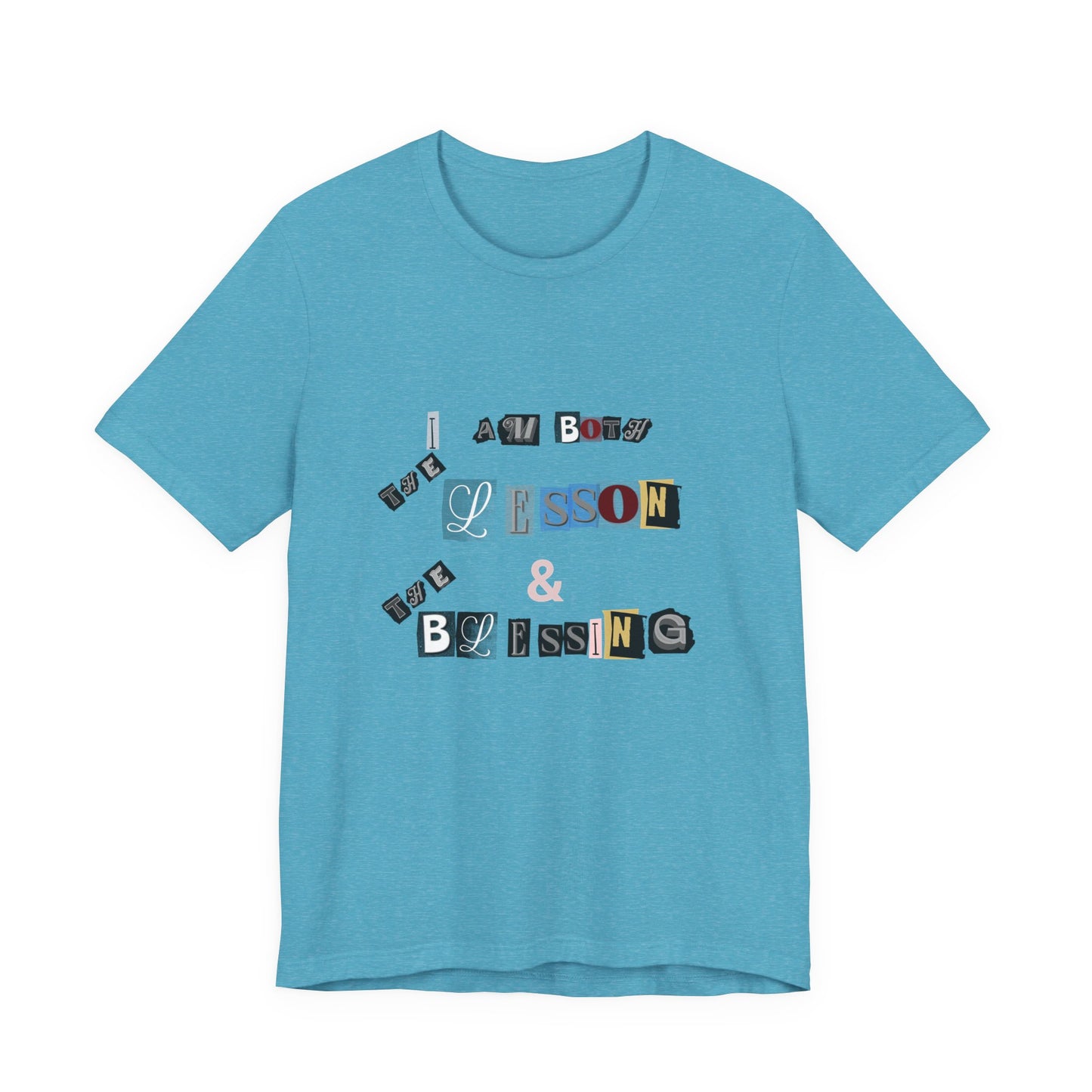 Power of Words Motivational Tee-- Lesson and Blessing