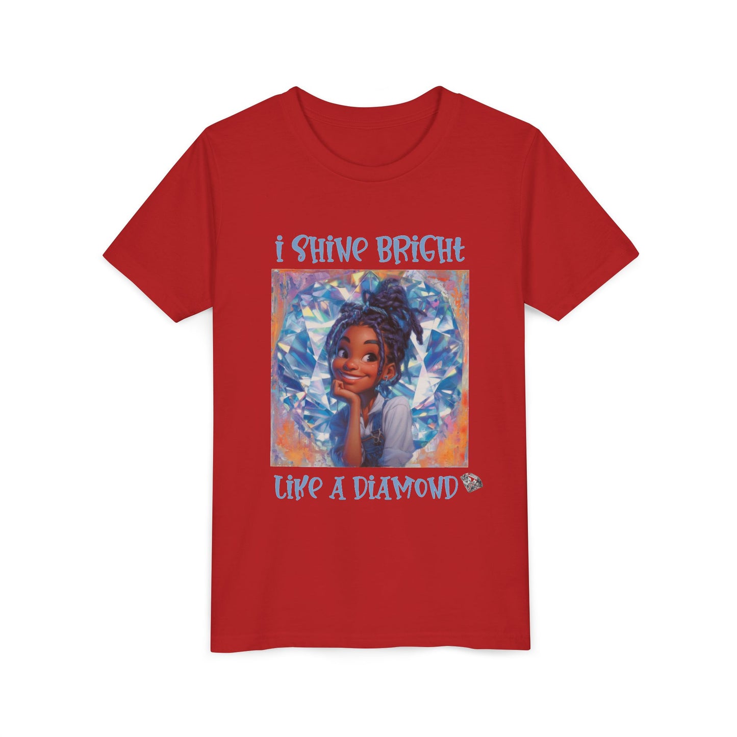 Youth Tee - Black Girl Empowerment Top, Confidence T-Shirt