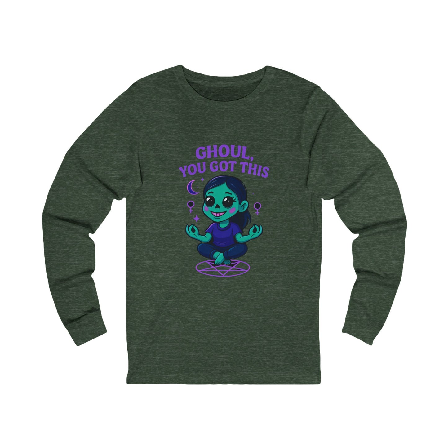 Ghoul You Got This Tee | Mental Health Halloween Unisex Jersey Long Sleeve Shirt