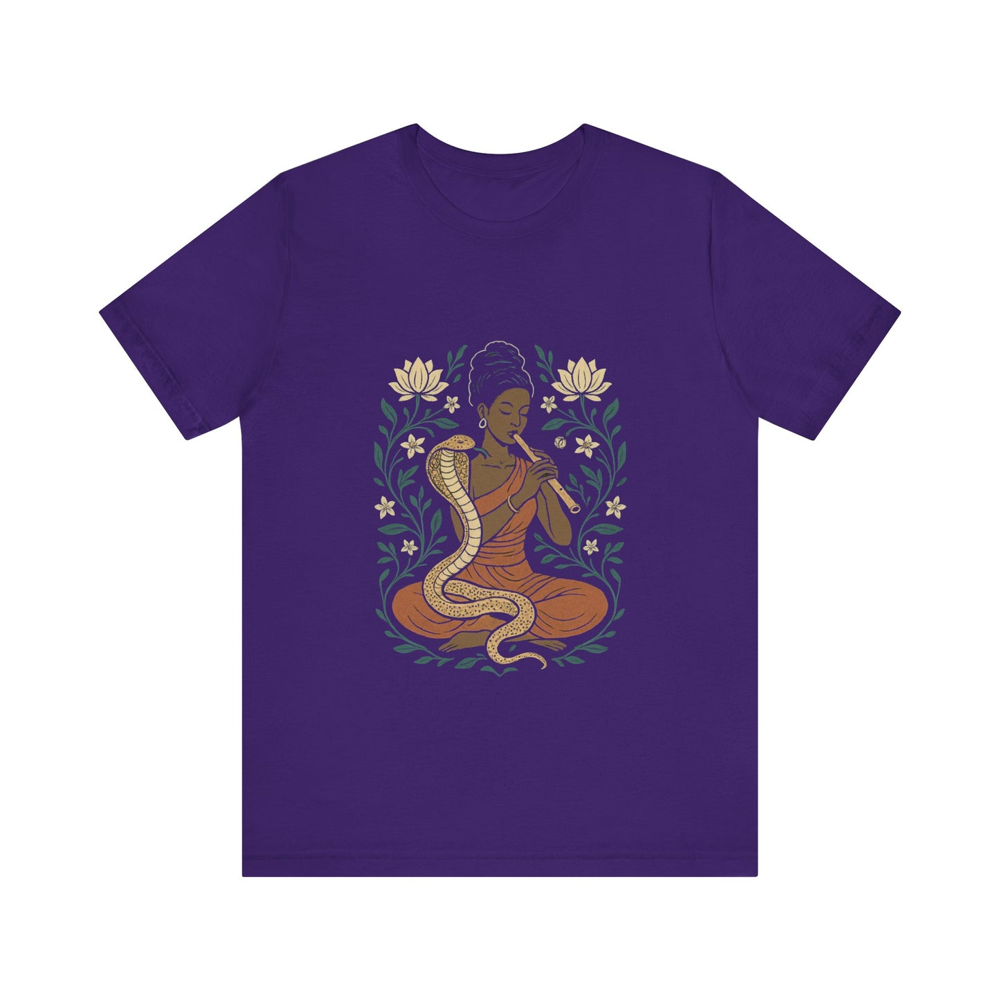 🐍 Snake Charmer Meditative Tee – Flow. Transform. Align.