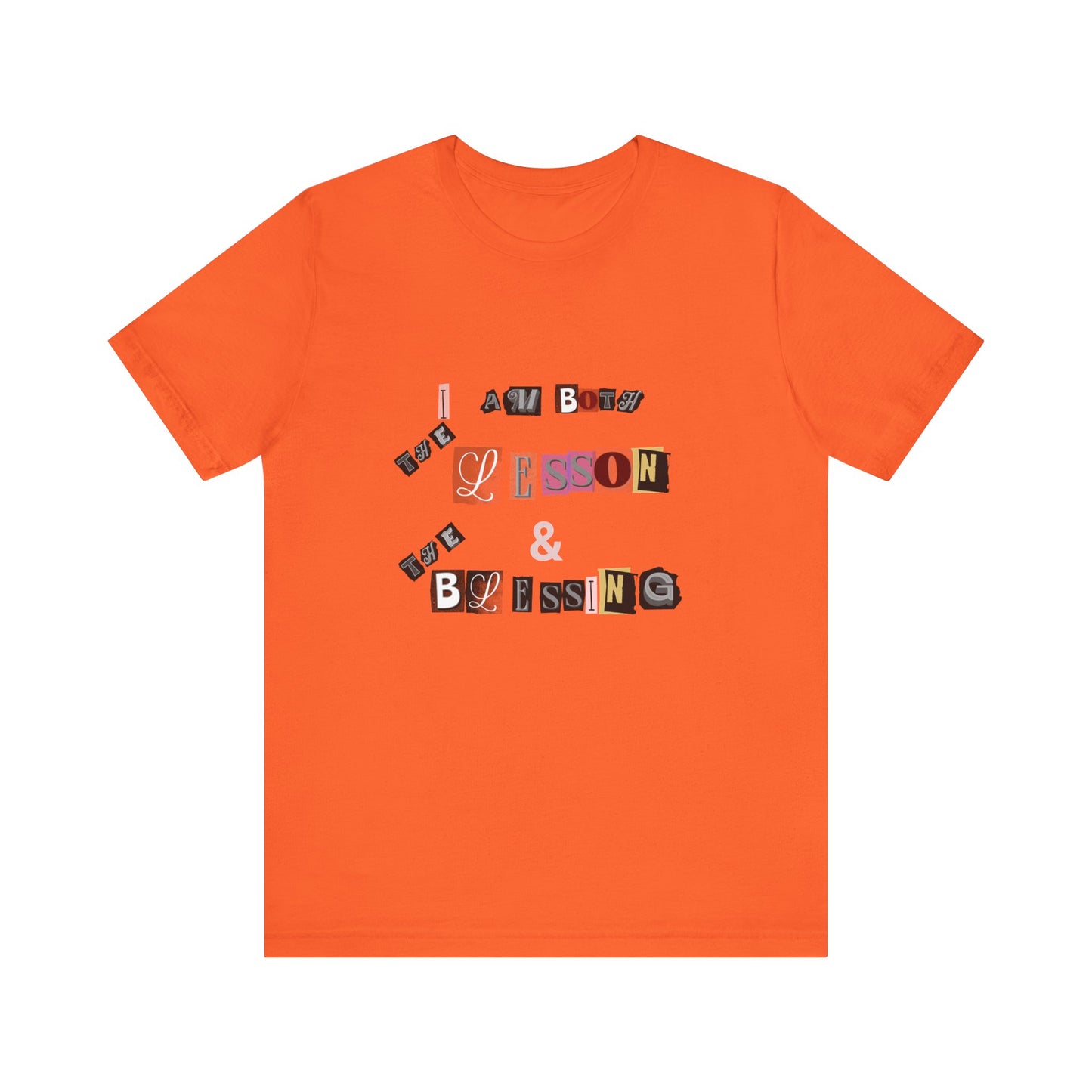 Power of Words Motivational Tee-- Lesson and Blessing
