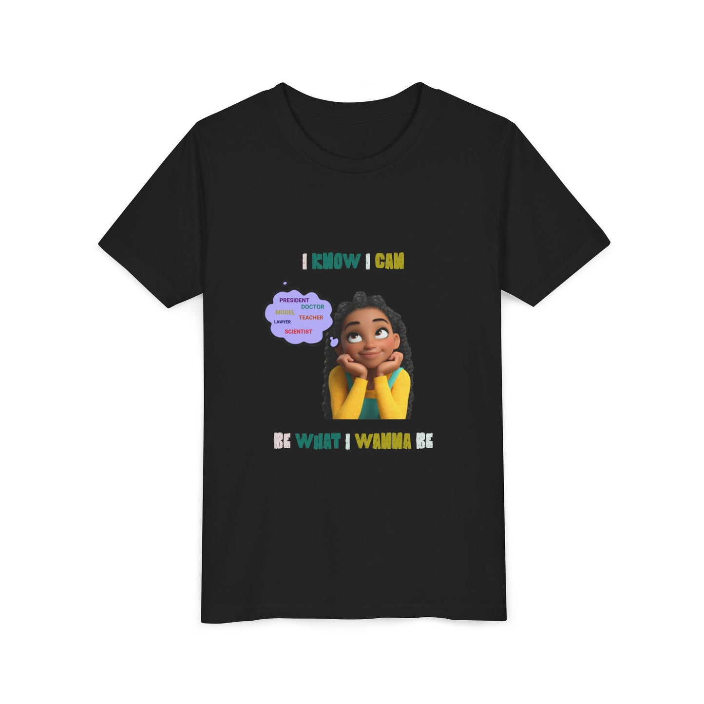 Juneteenth & Black History Month Youth Tee – Proud Black Girl Shirt