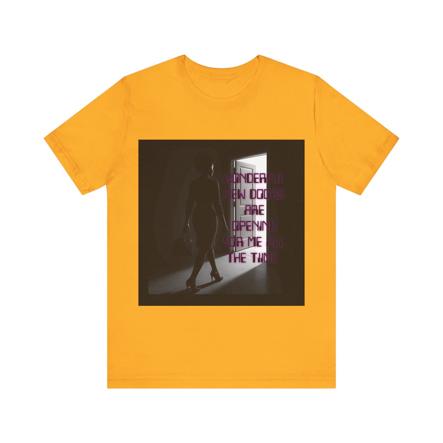 Motivational Tee: The Affirmations Collection -- New Doors