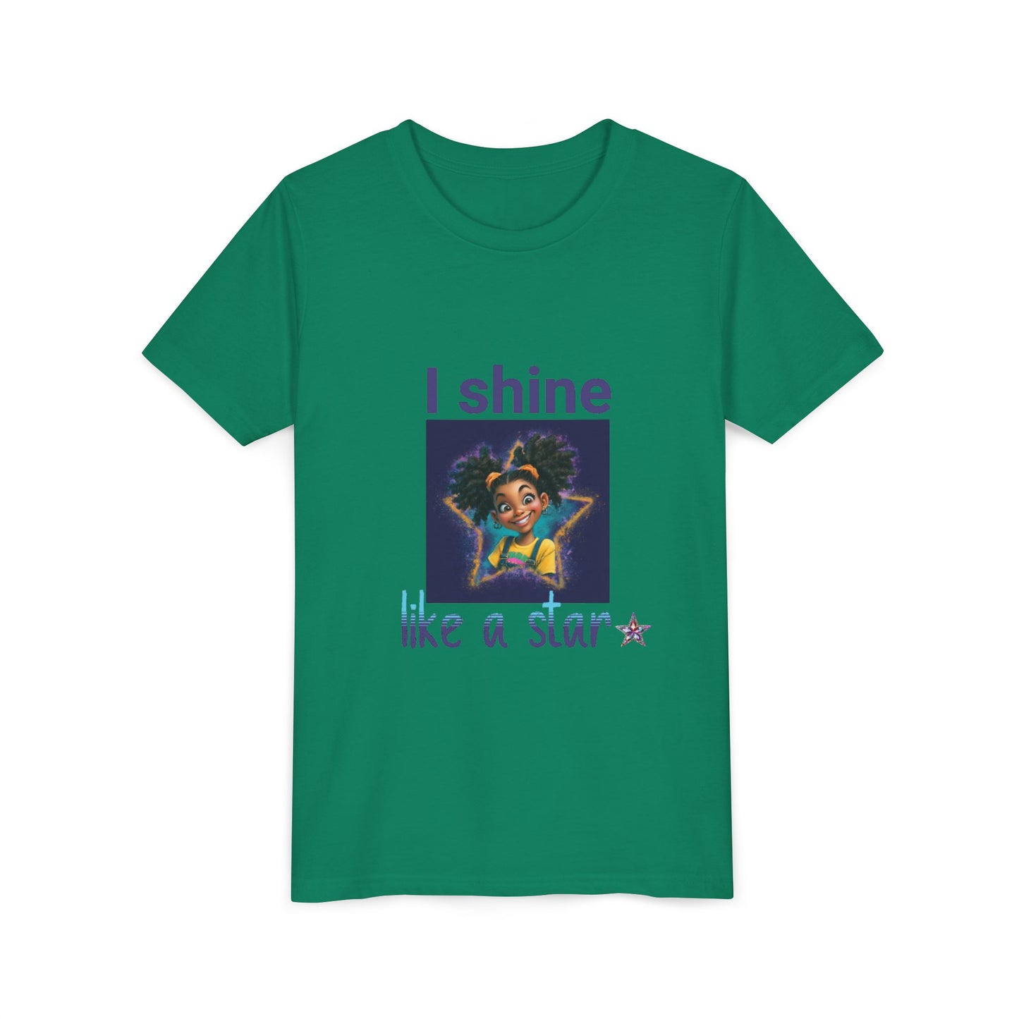 Youth Tee - Black Girl Empowerment Top, Confidence T-Shirt
