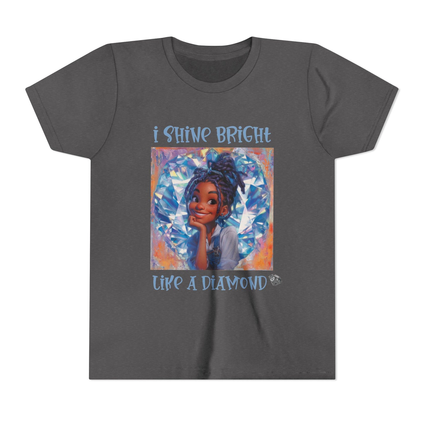 Youth Tee - Black Girl Empowerment Top, Confidence T-Shirt