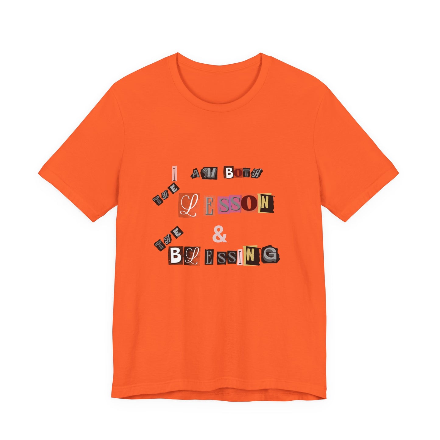 Power of Words Motivational Tee-- Lesson and Blessing