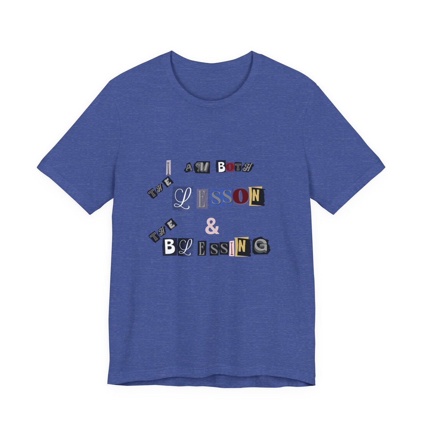 Power of Words Motivational Tee-- Lesson and Blessing