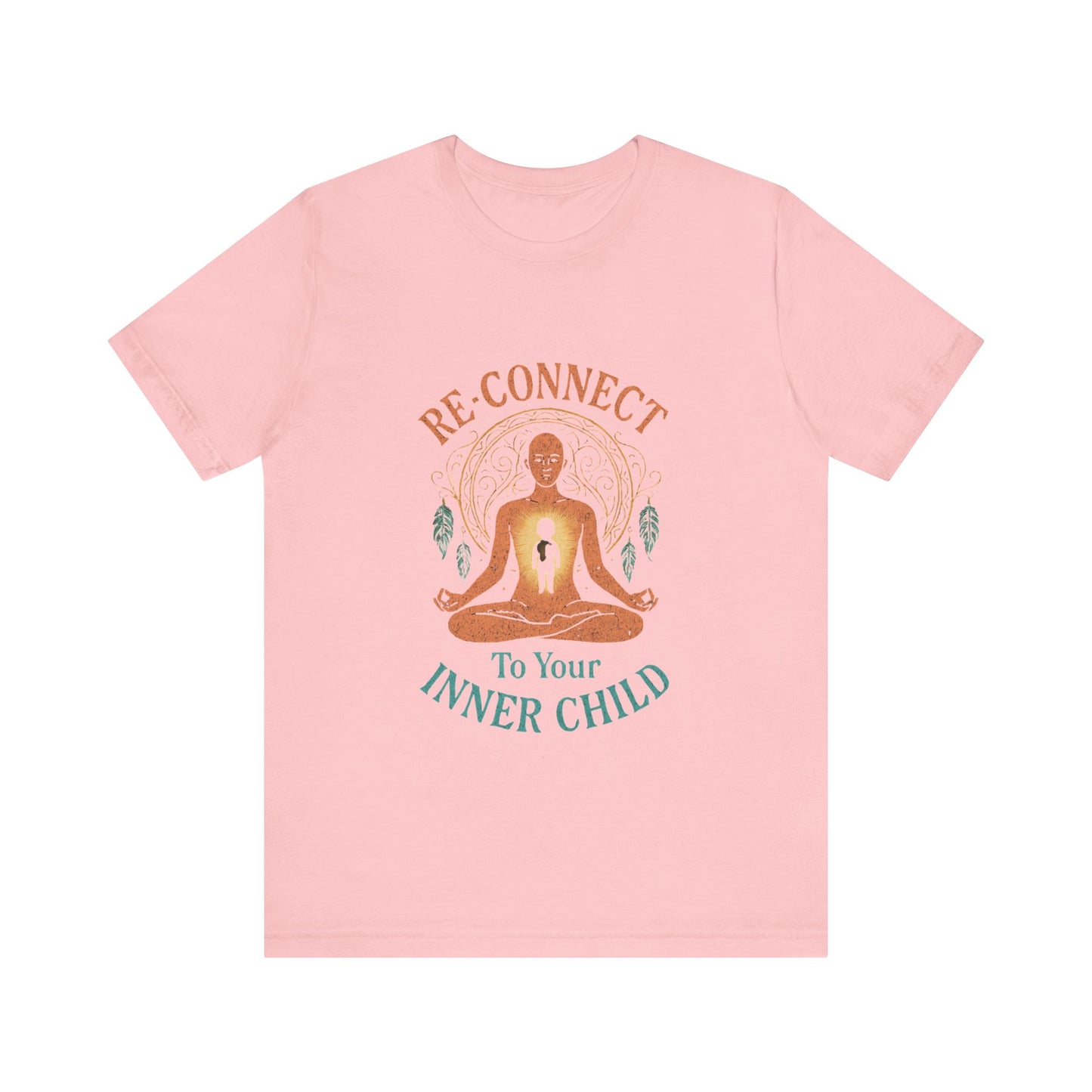 Re-Connect To Your Inner Child T-Shirt Unisex Short Sleeve Tee | Mindfulness Self-Care Graphic Shirt