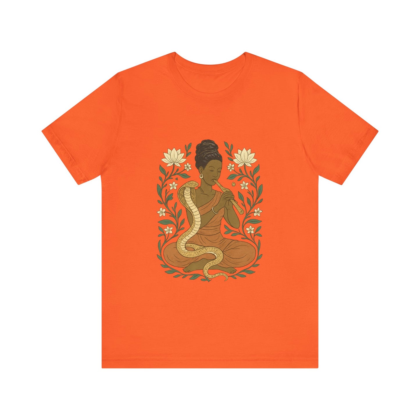 🐍 Snake Charmer Meditative Tee – Flow. Transform. Align.