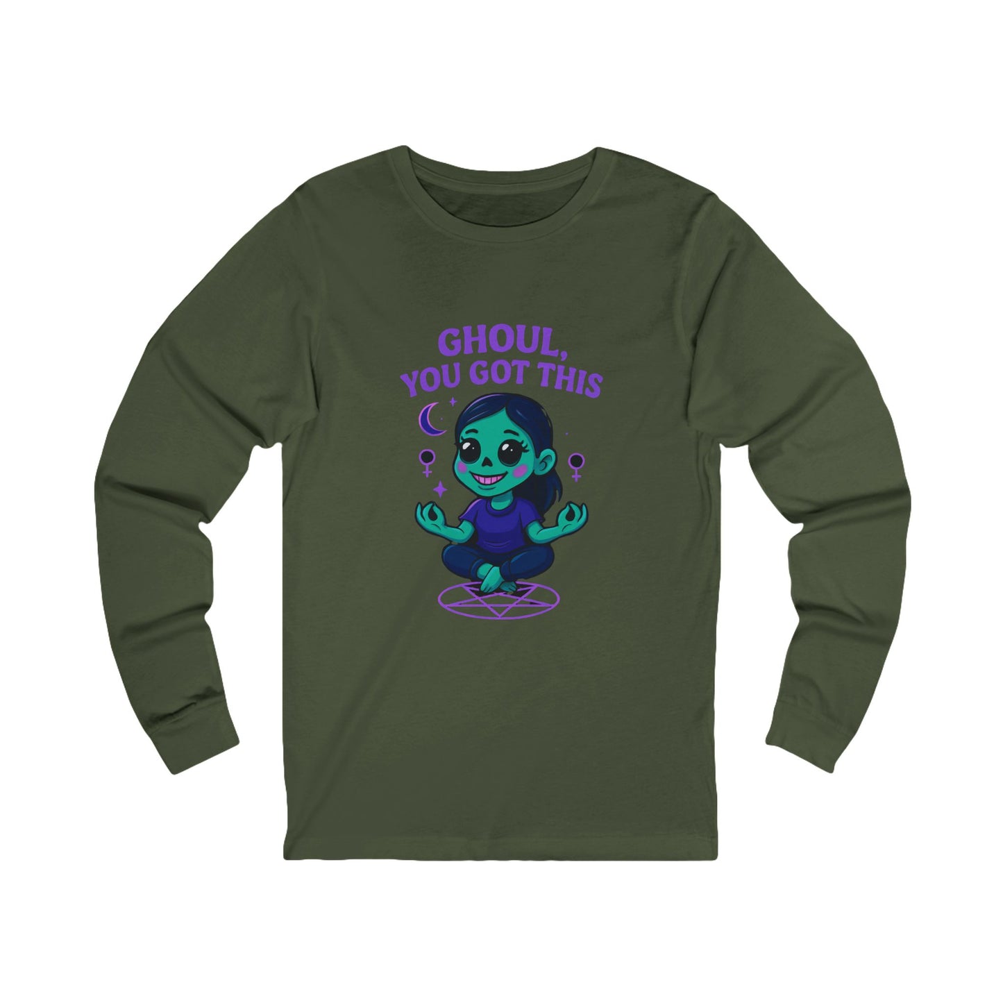 Ghoul You Got This Tee | Mental Health Halloween Unisex Jersey Long Sleeve Shirt