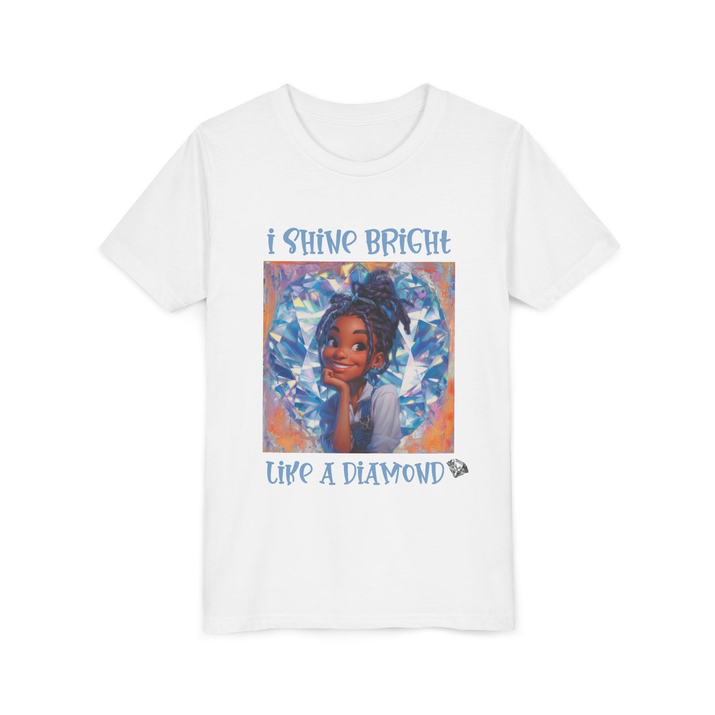 Youth Tee - Black Girl Empowerment Top, Confidence T-Shirt