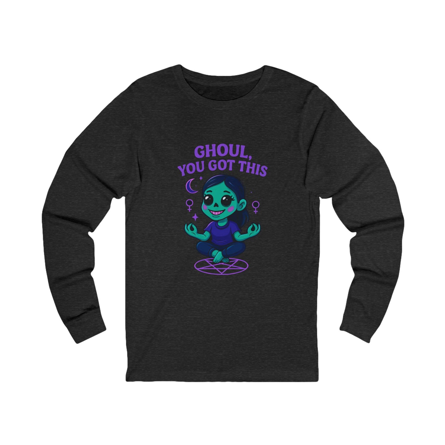 Ghoul You Got This Tee | Mental Health Halloween Unisex Jersey Long Sleeve Shirt