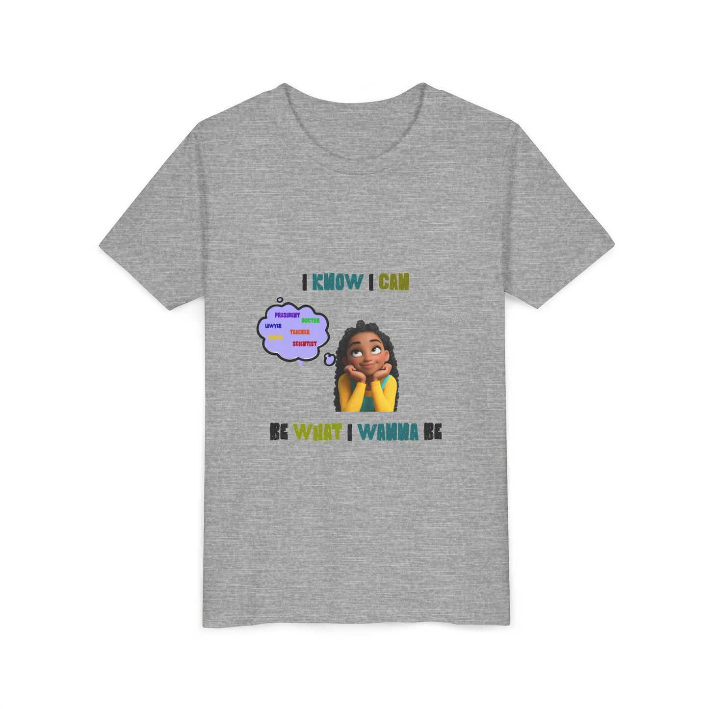Juneteenth & Black History Month Youth Tee – Proud Black Girl Shirt