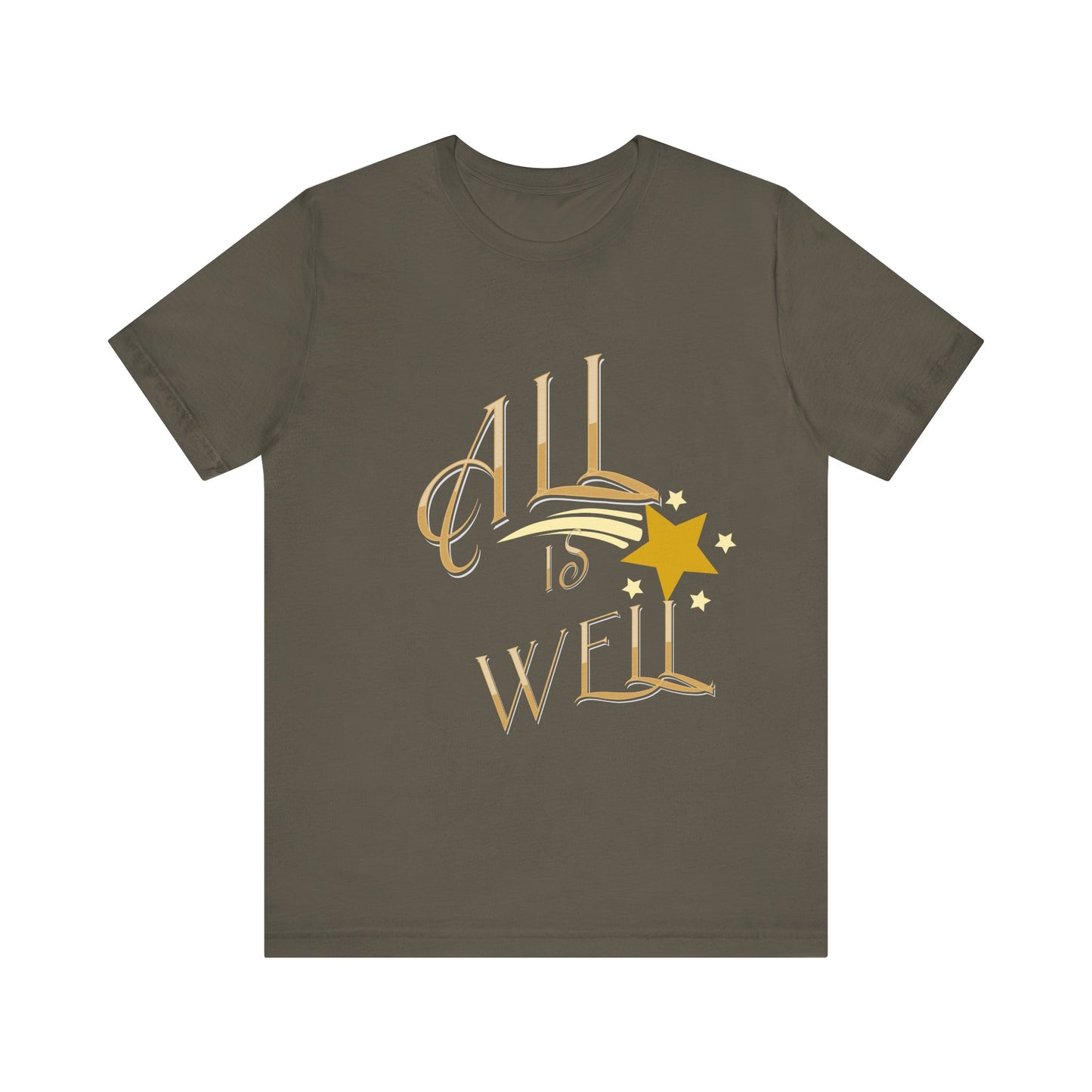 Motivational Tee: The Affirmations Collection -- All Is Well