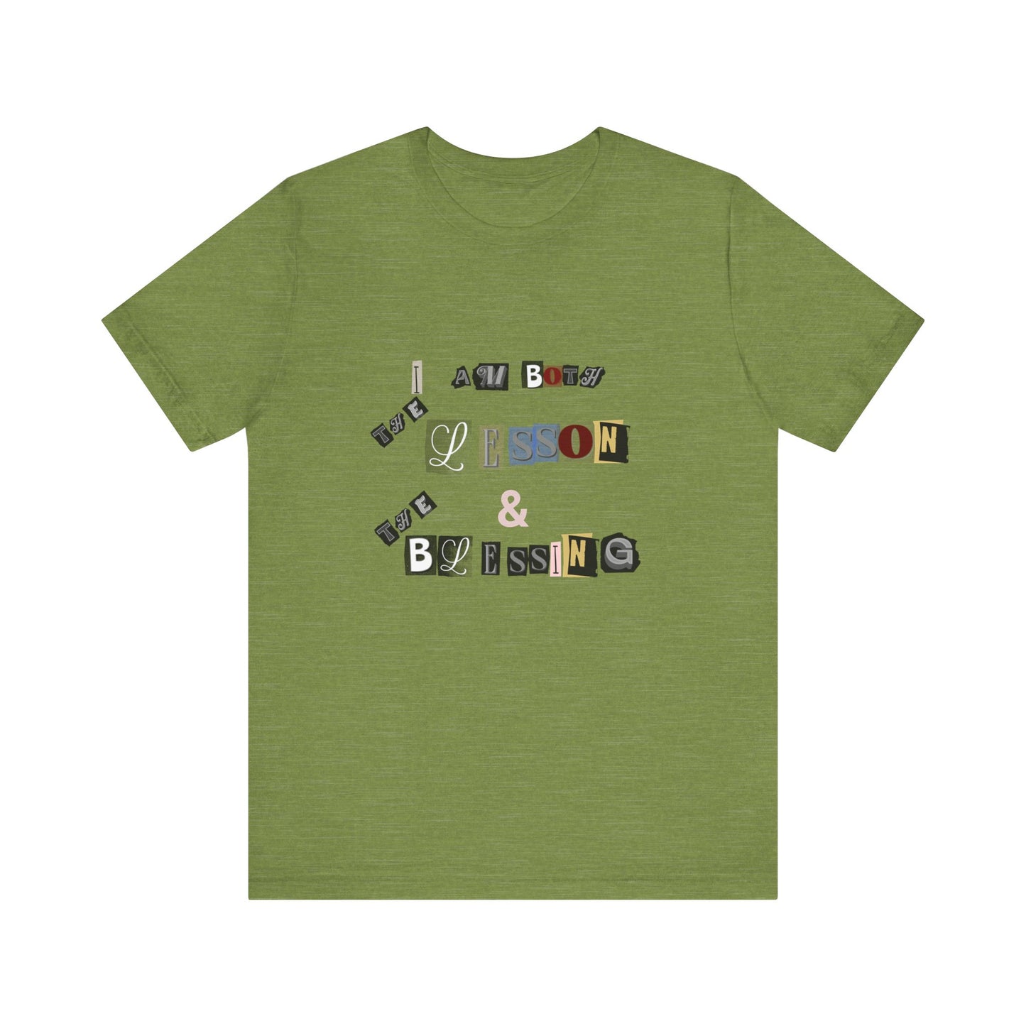 Power of Words Motivational Tee-- Lesson and Blessing