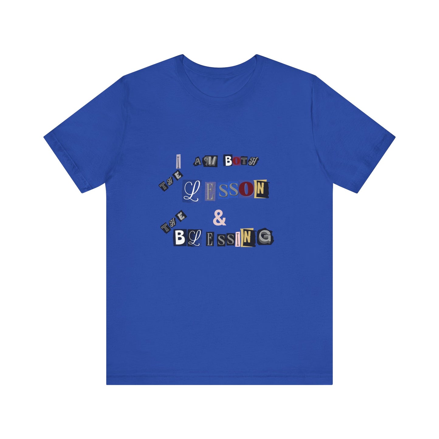 Power of Words Motivational Tee-- Lesson and Blessing