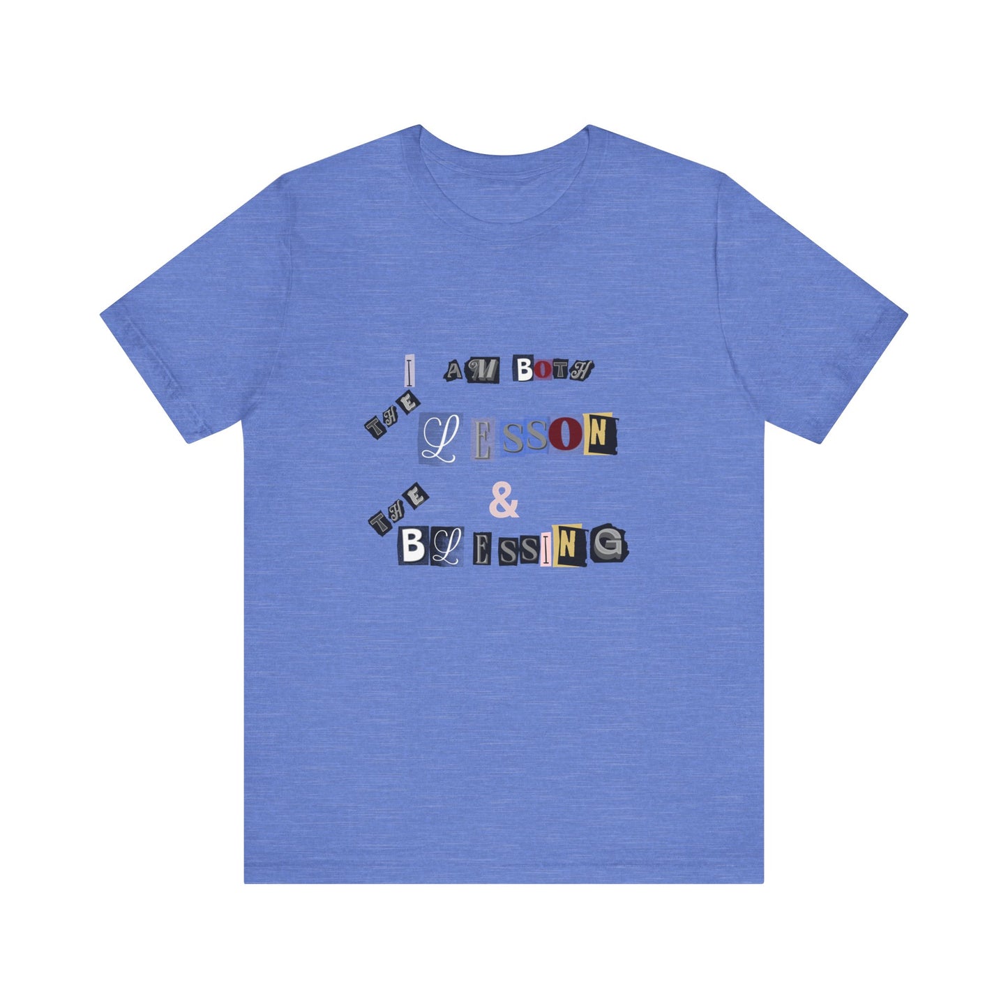 Power of Words Motivational Tee-- Lesson and Blessing