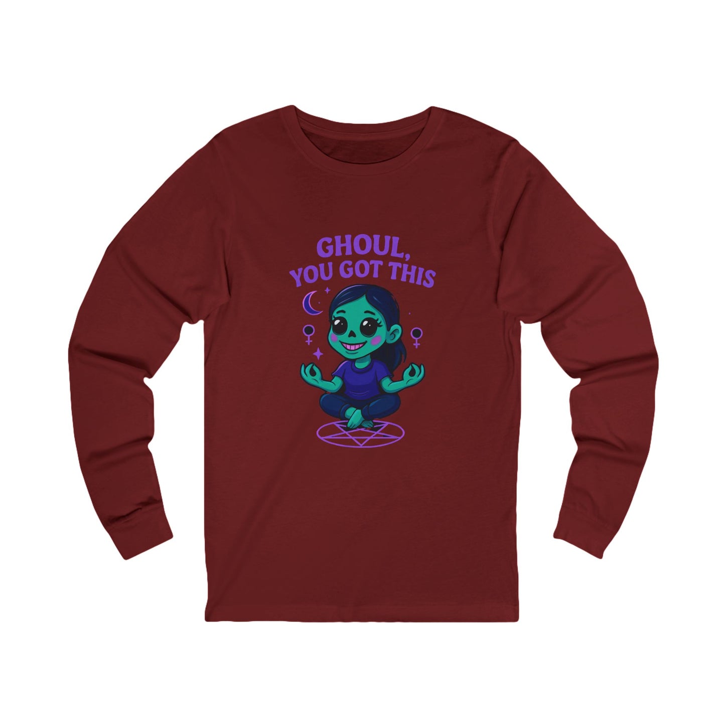 Ghoul You Got This Tee | Mental Health Halloween Unisex Jersey Long Sleeve Shirt