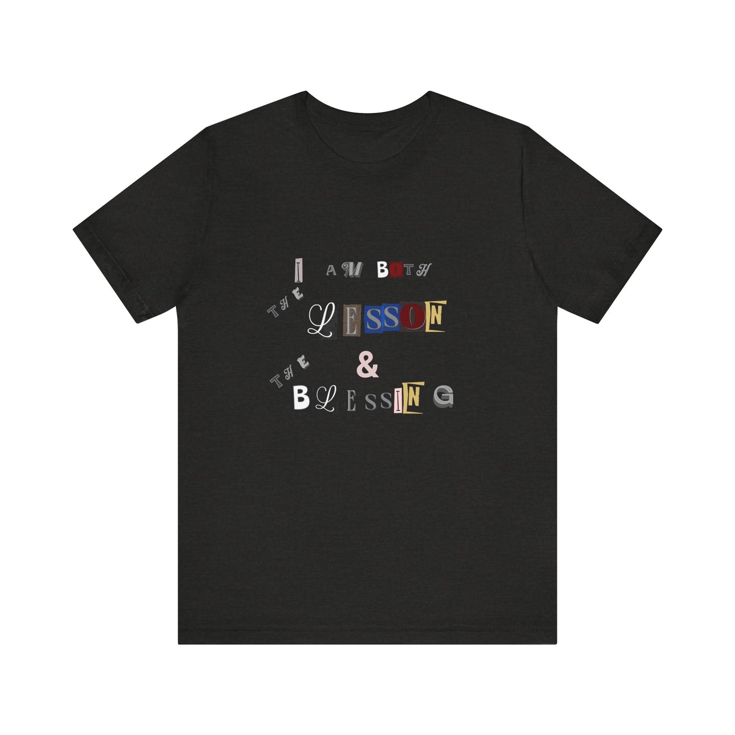 Power of Words Motivational Tee-- Lesson and Blessing