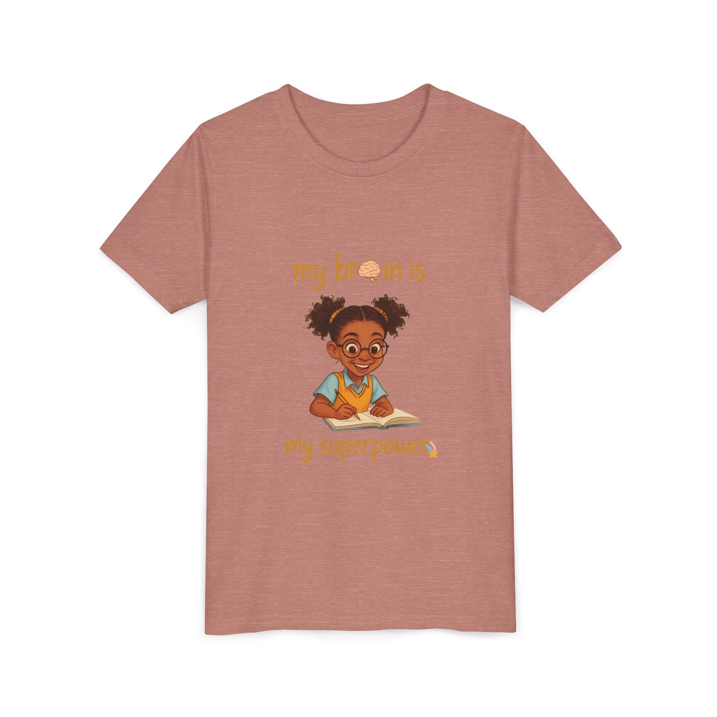 Youth Tee - Black Girl Empowerment Top, Confidence T-Shirt