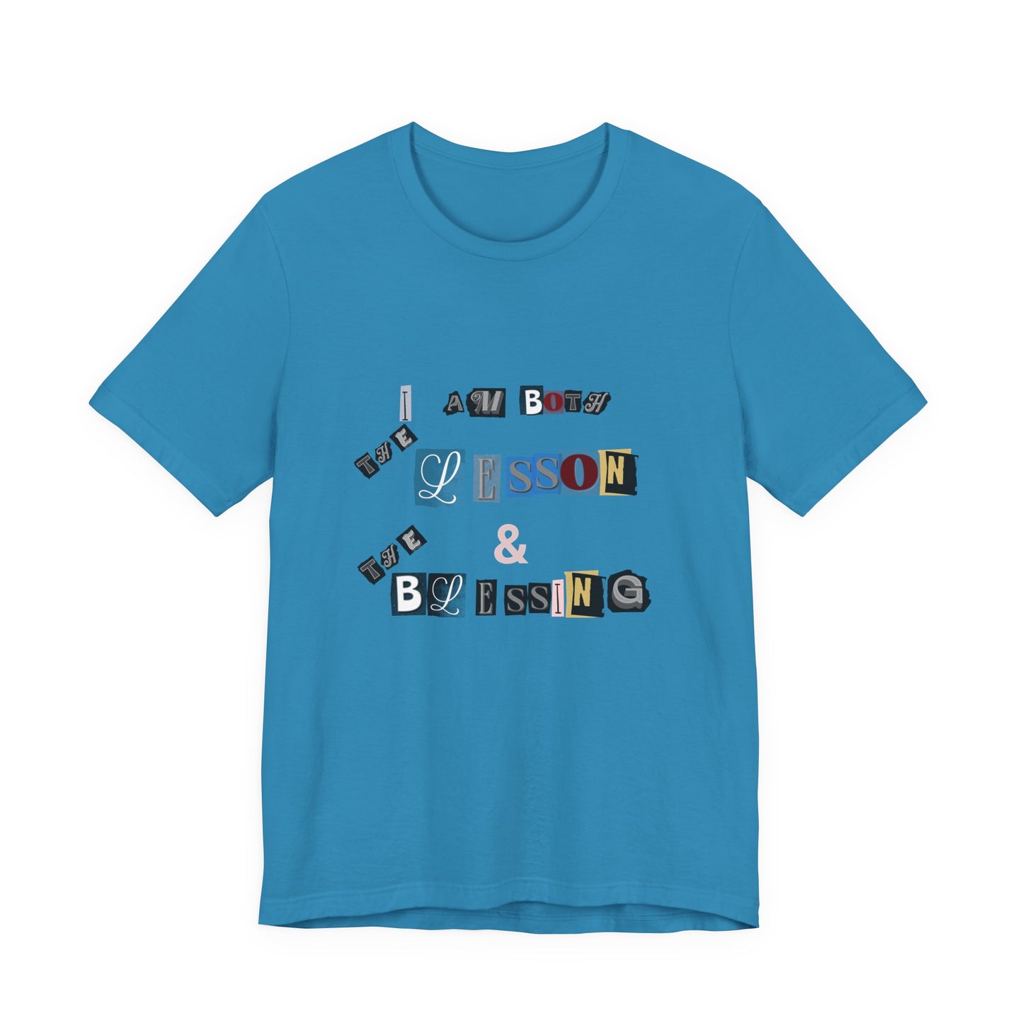 Power of Words Motivational Tee-- Lesson and Blessing
