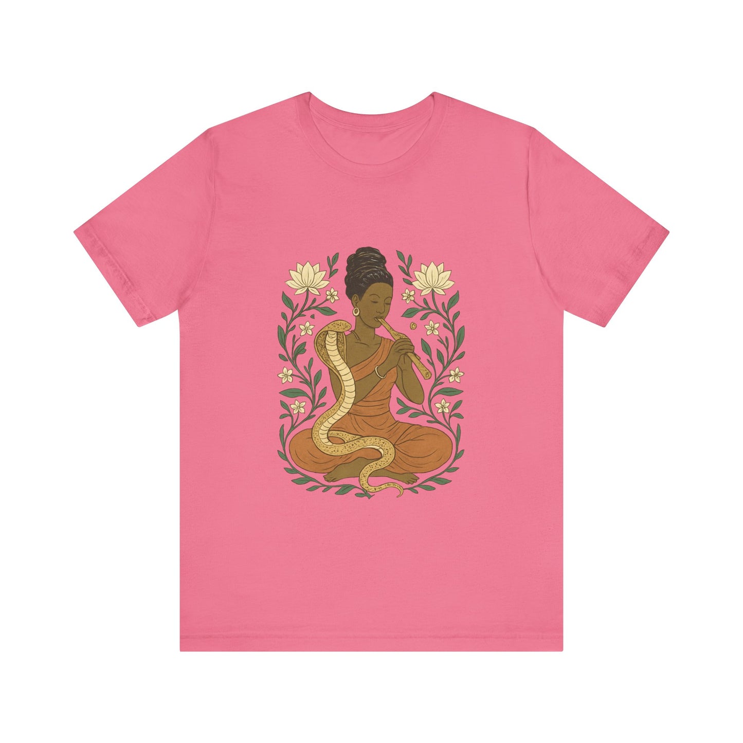 🐍 Snake Charmer Meditative Tee – Flow. Transform. Align.