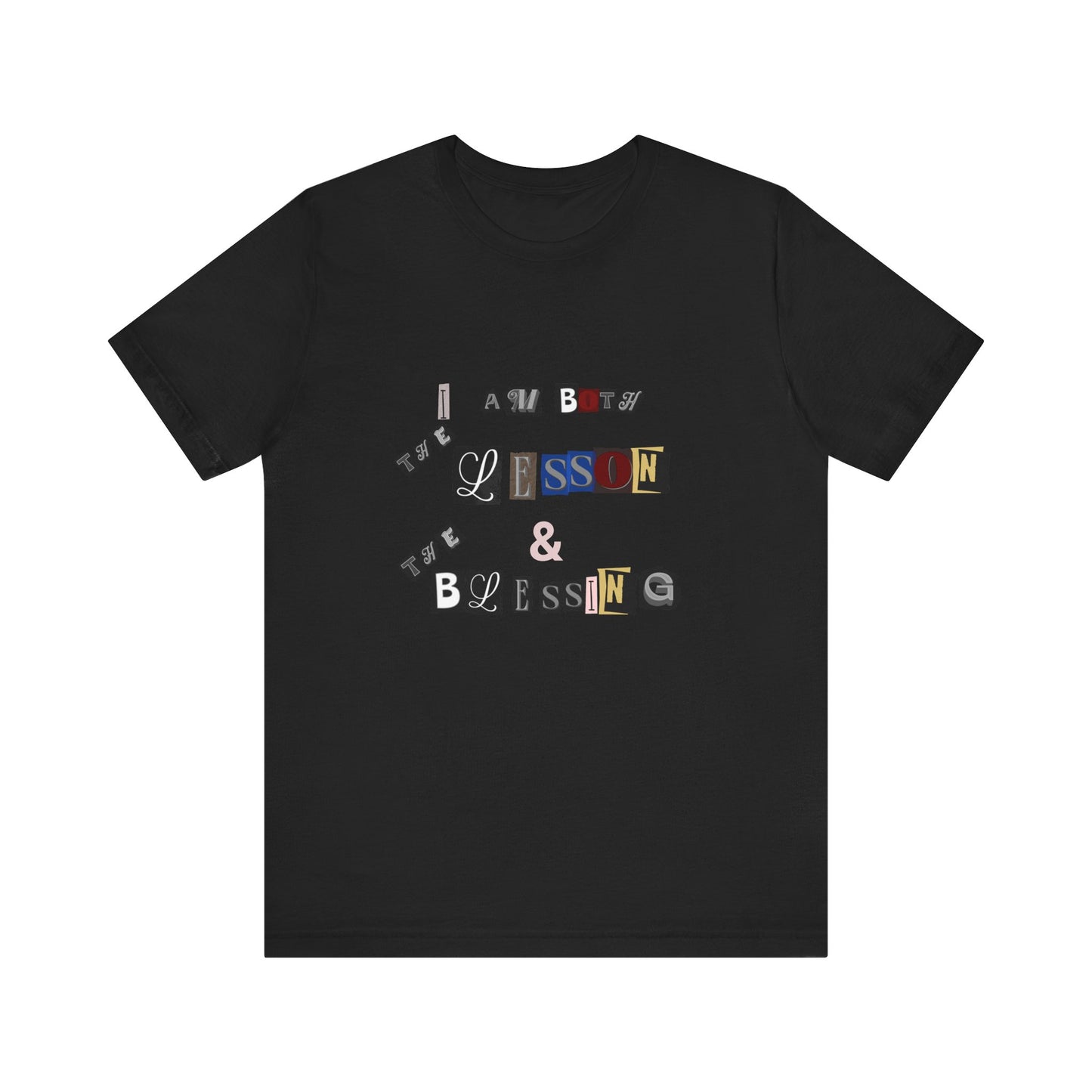 Power of Words Motivational Tee-- Lesson and Blessing