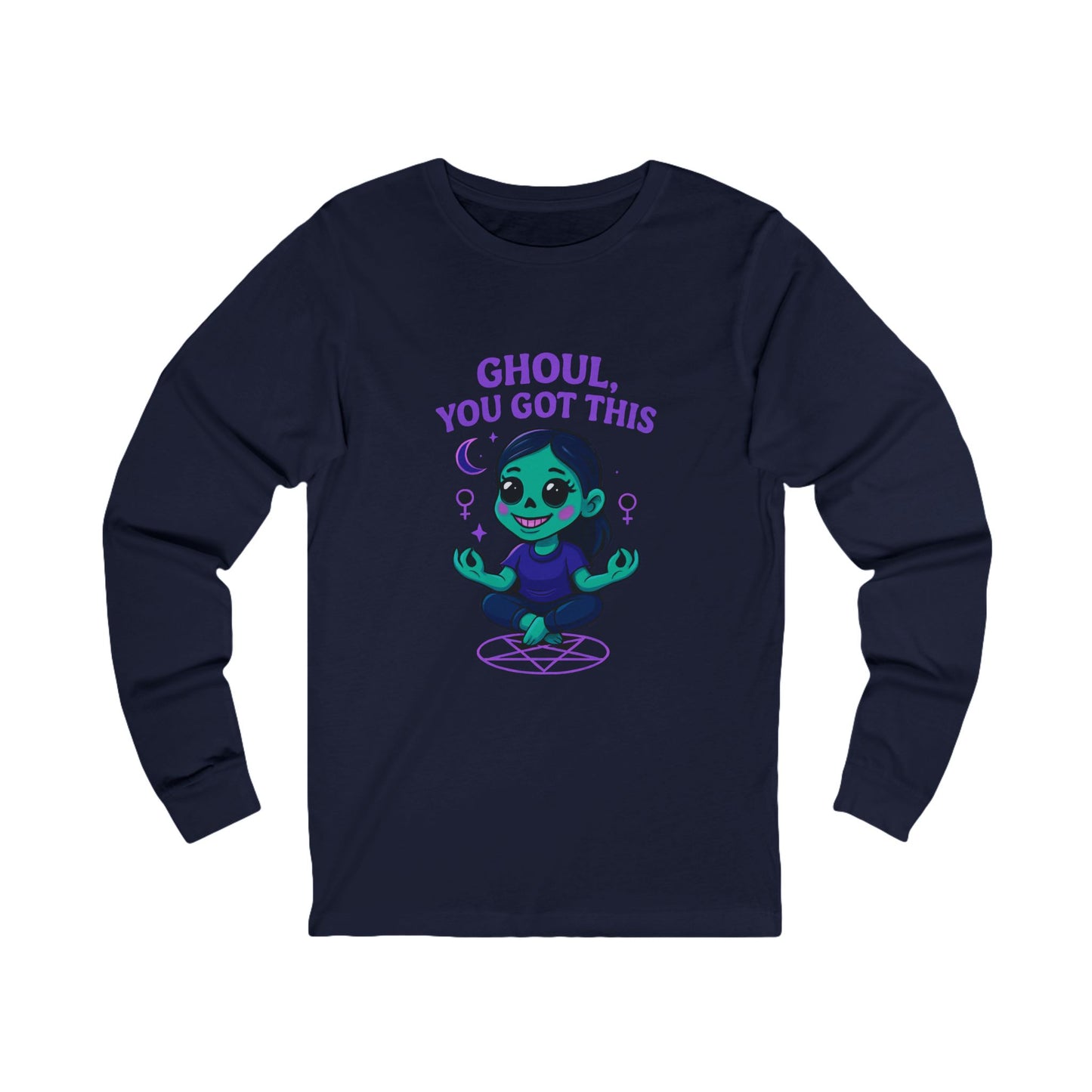 Ghoul You Got This Tee | Mental Health Halloween Unisex Jersey Long Sleeve Shirt