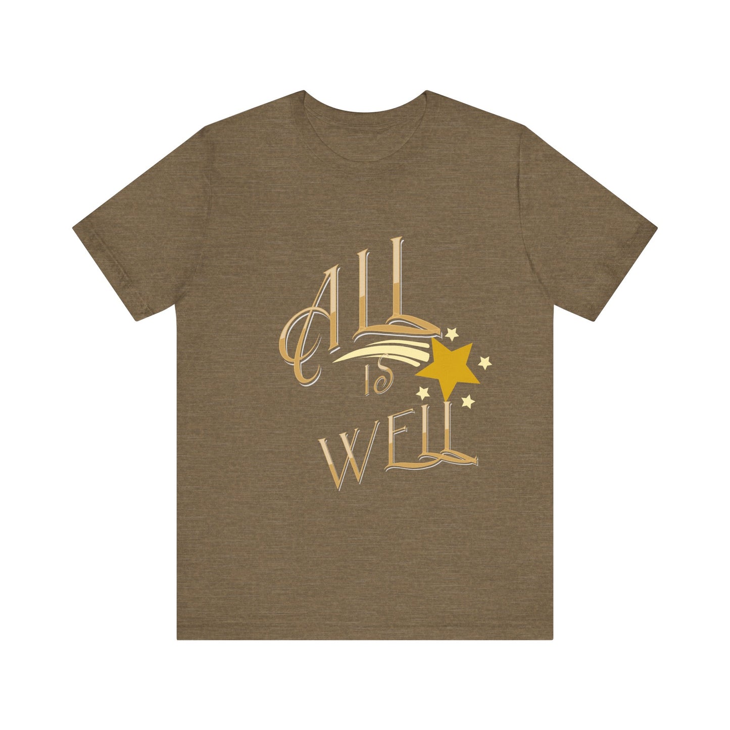 Motivational Tee: The Affirmations Collection -- All Is Well