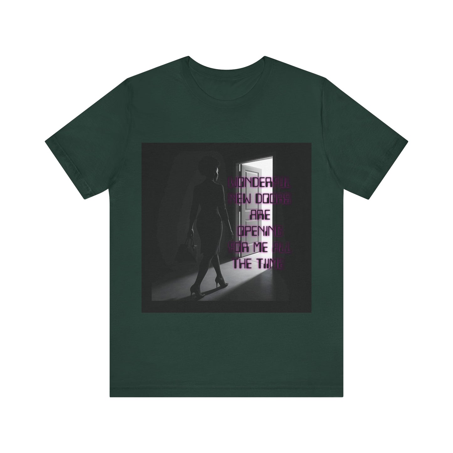 Motivational Tee: The Affirmations Collection -- New Doors