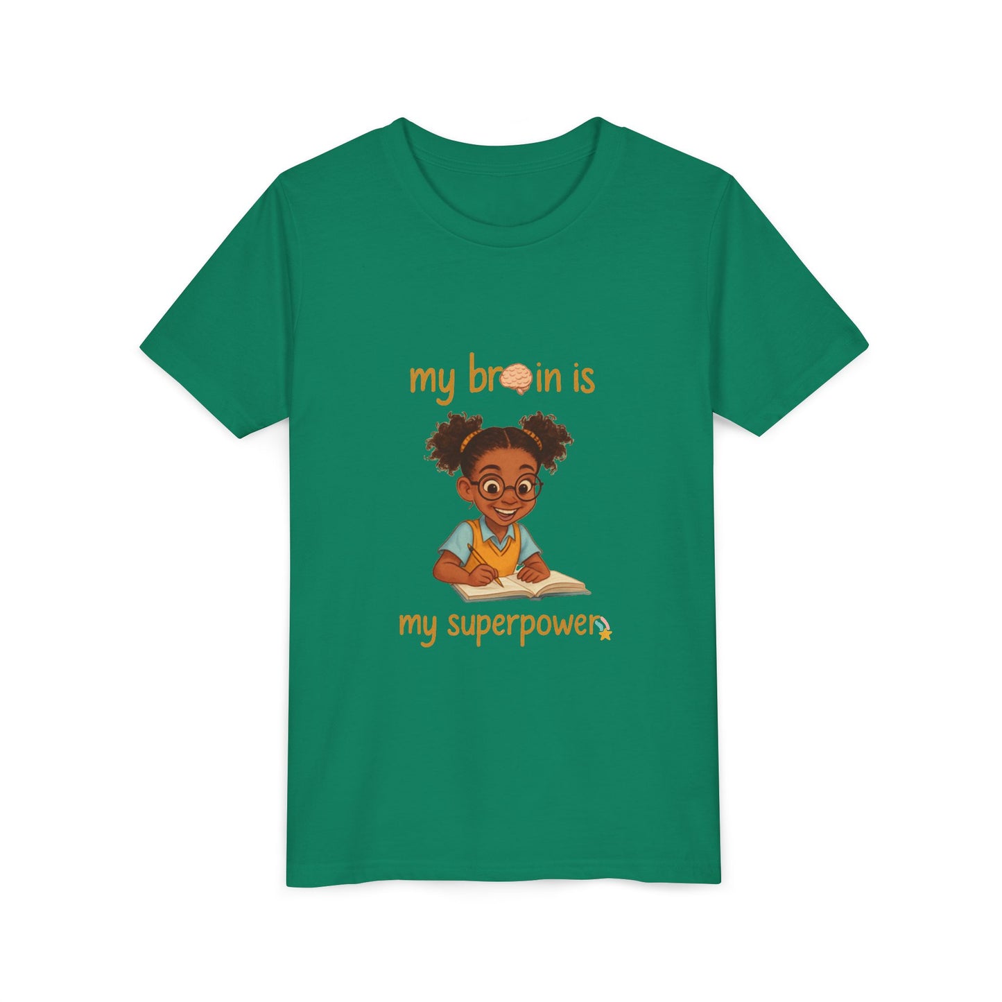 Youth Tee - Black Girl Empowerment Top, Confidence T-Shirt