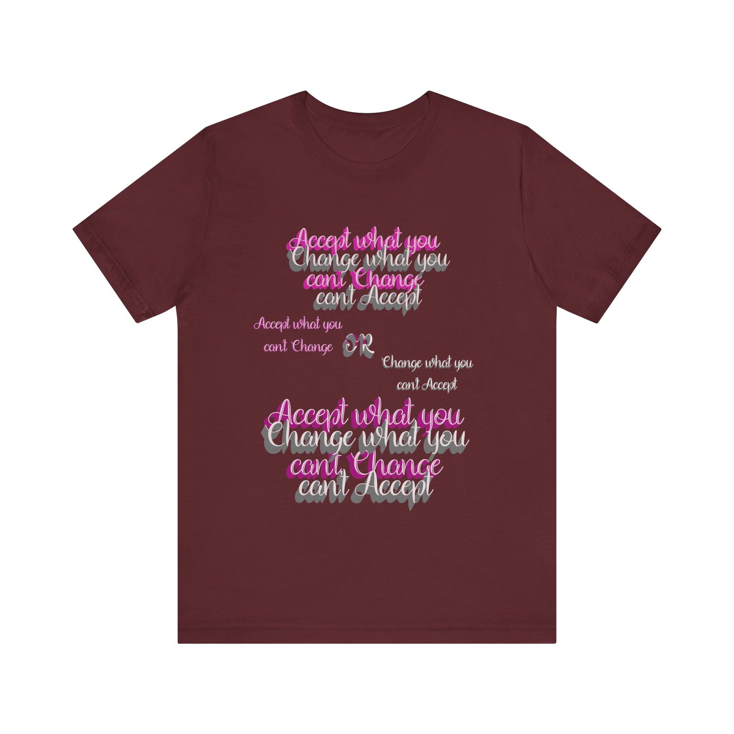Power of Words Motivational Tee- Acceptance