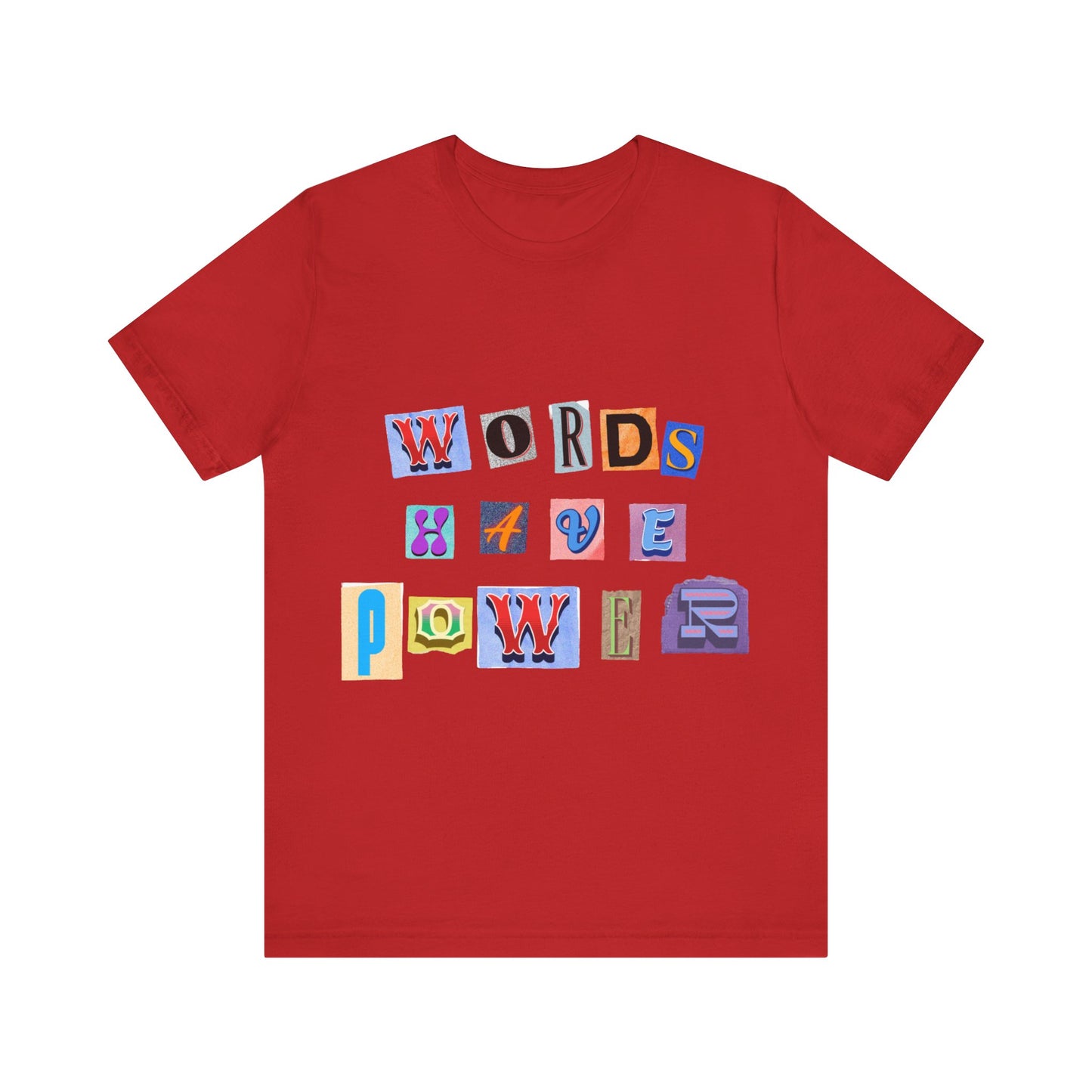 Power of Words Motivational Tee-- Words Have Power